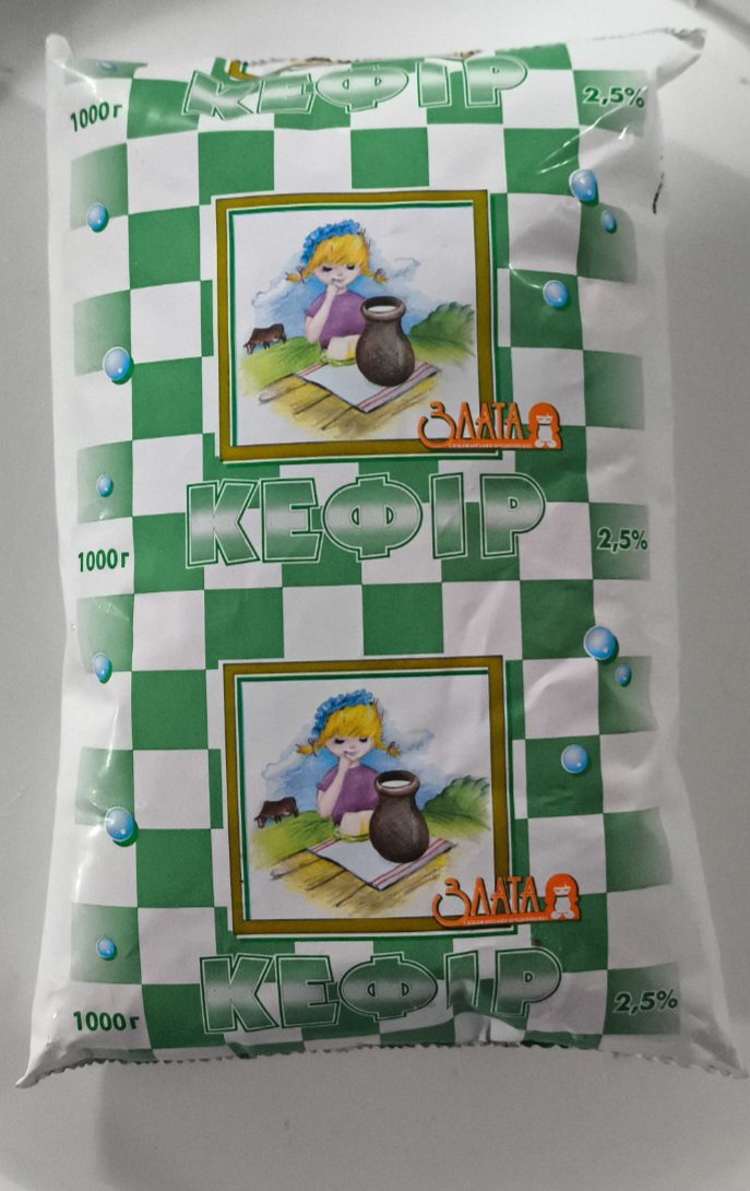 Кефір Злата 2,5%, 1000г